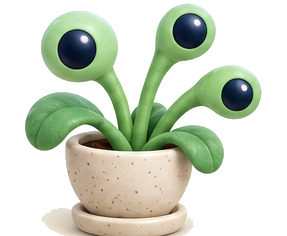 Alien houseplant prop icon