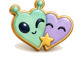 Heart badge reward icon